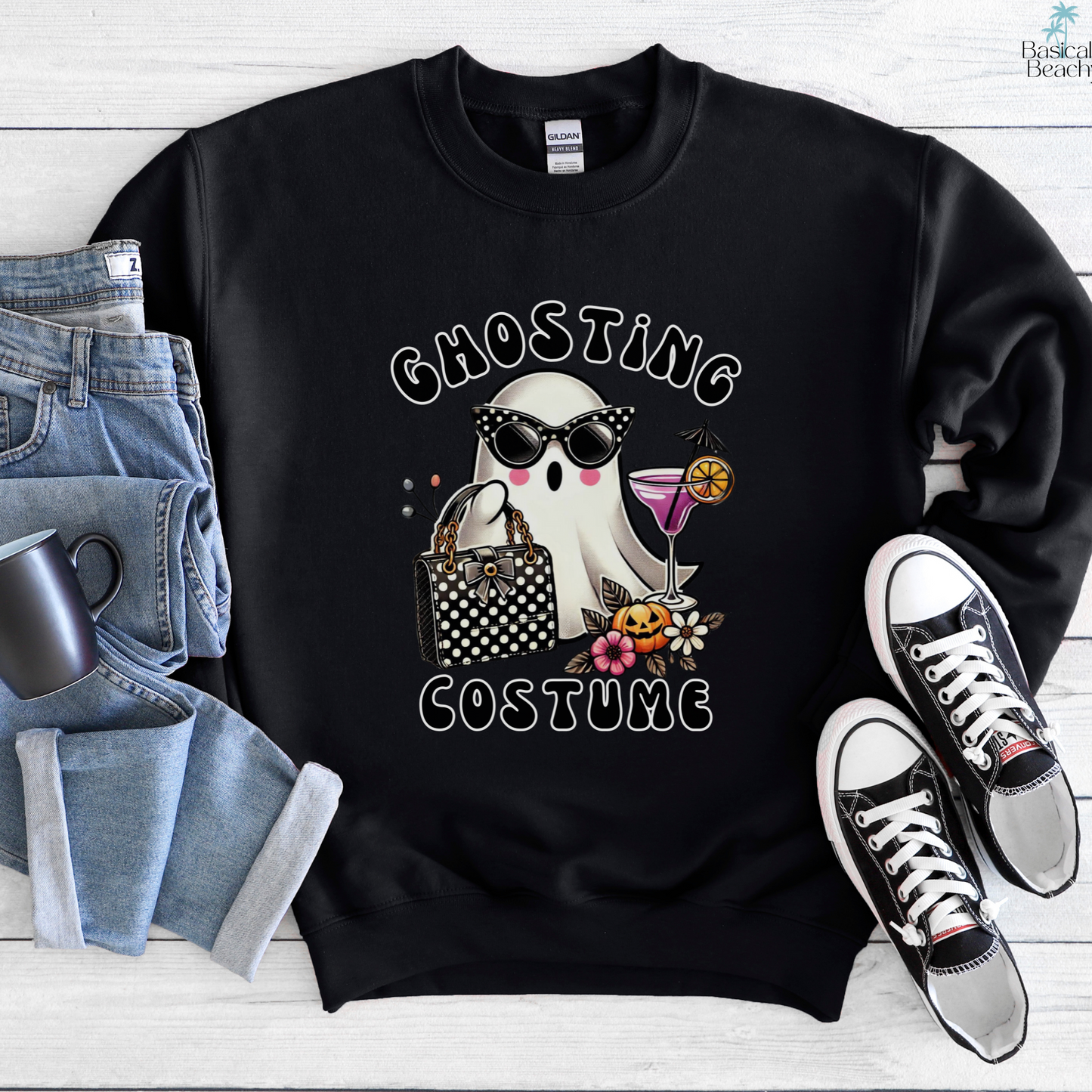 Ghosting Halloween Costume Sweatshirt