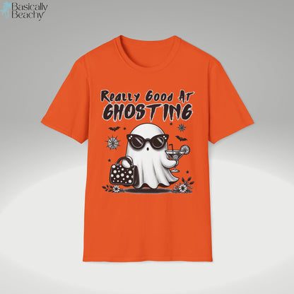 Really Good At Ghosting Boujee Ghost Halloween Shirt