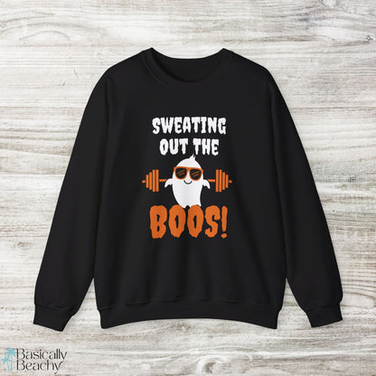 Sweating out the Boos Workout Halloween Sweatshirt