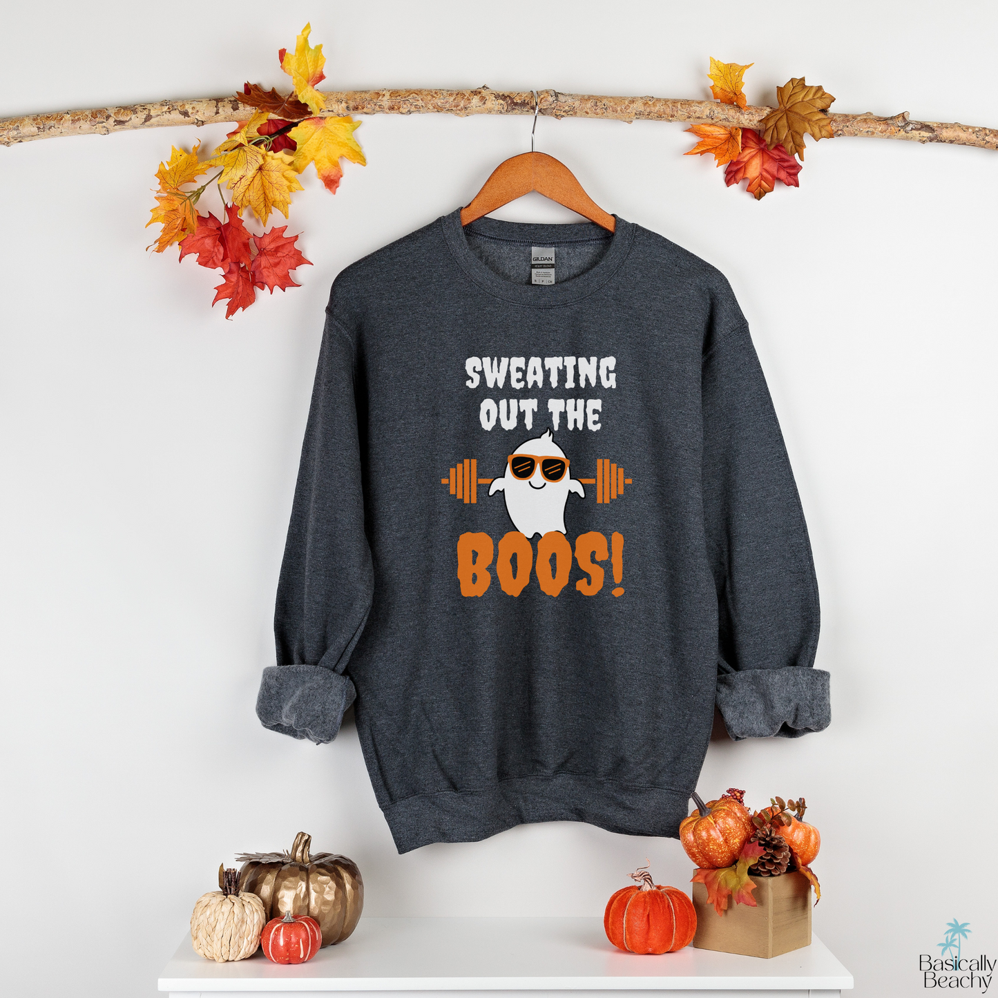 Sweating out the Boos Workout Halloween Sweatshirt