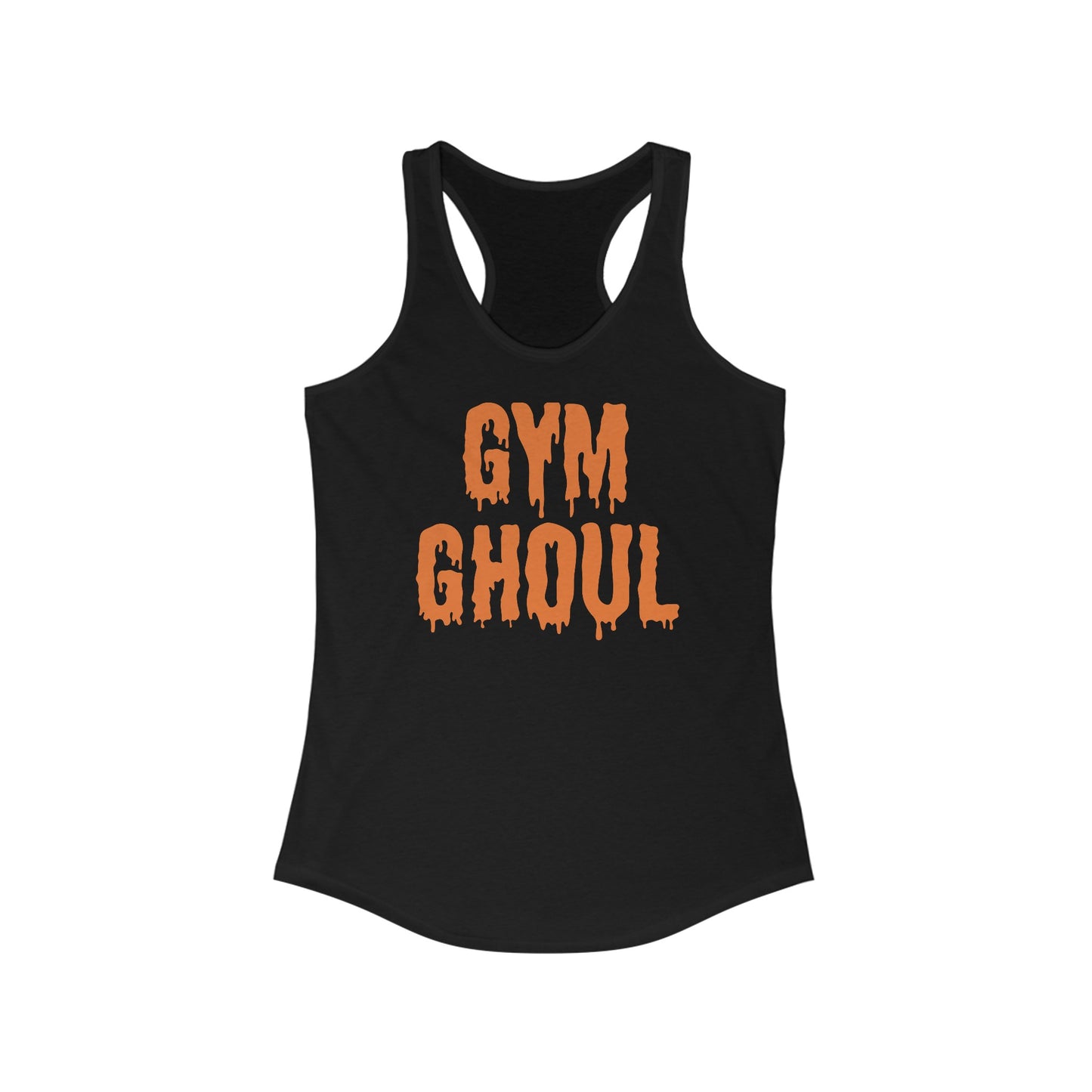 Gym Ghoul Halloween Workout Racerback Tank Top