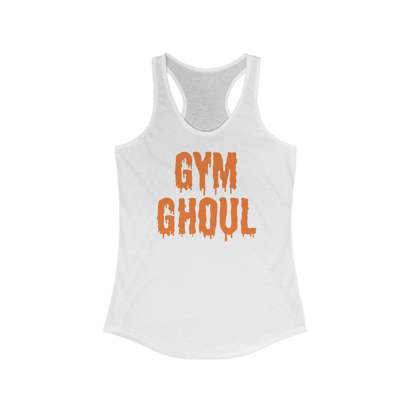 Gym Ghoul Halloween Workout Racerback Tank Top