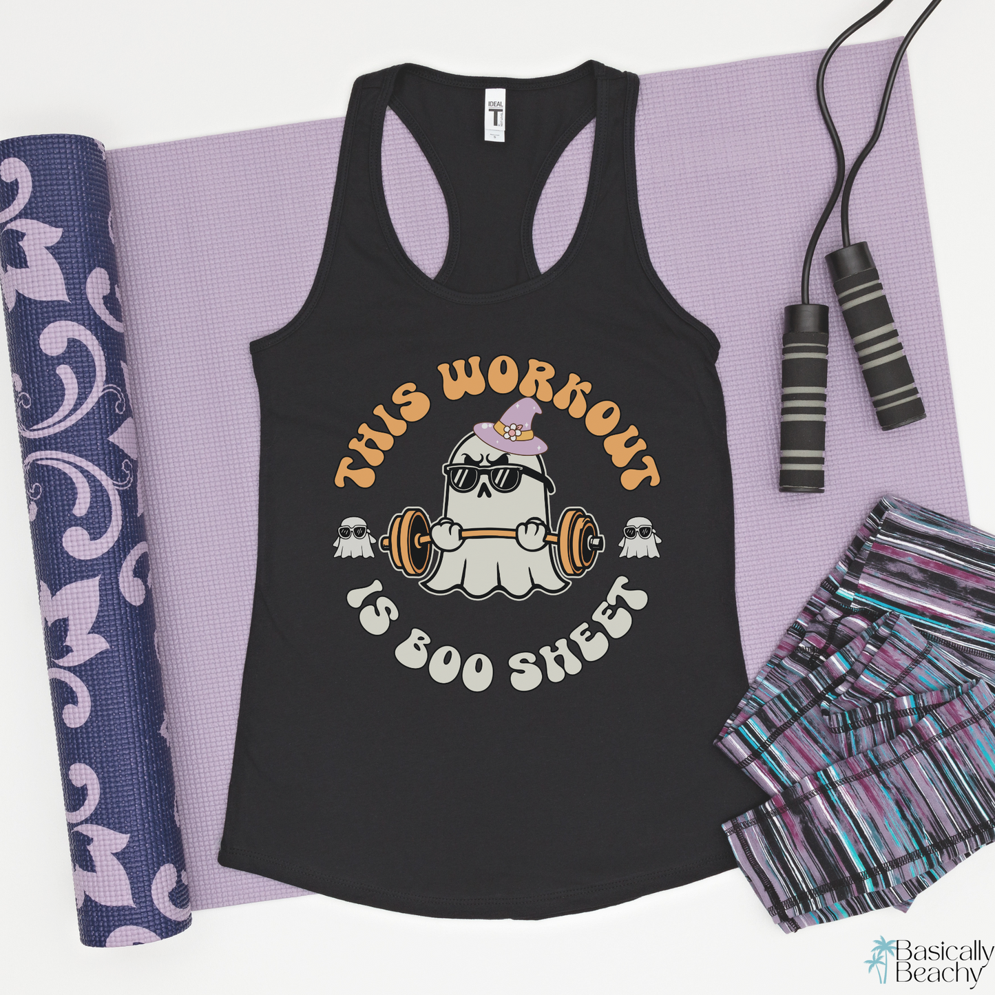 This Workout is Boo Sheet Workout Tank Top