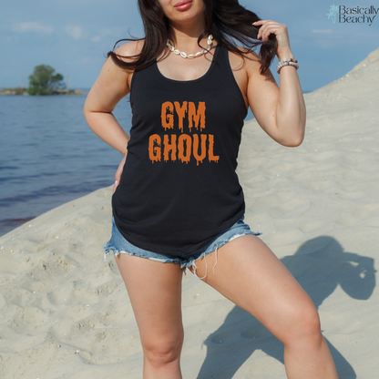 Gym Ghoul Halloween Workout Racerback Tank Top