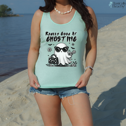 Ghosting Ghost Racerback Workout Tank Top for Women