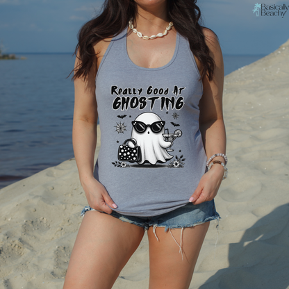 Ghosting Ghost Racerback Workout Tank Top for Women