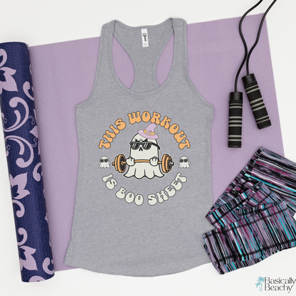 This Workout is Boo Sheet Workout Tank Top