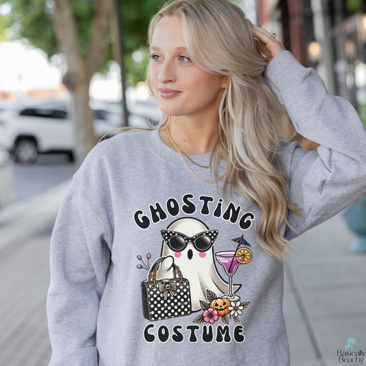 Ghosting Halloween Costume Sweatshirt