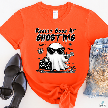 Really Good At Ghosting Boujee Ghost Halloween Shirt