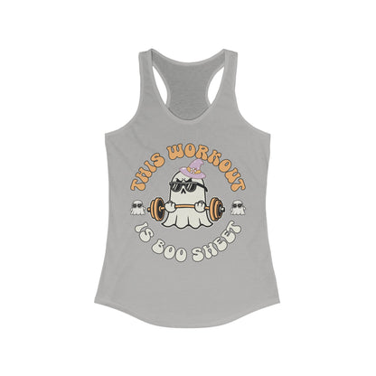 This Workout is Boo Sheet Workout Tank Top