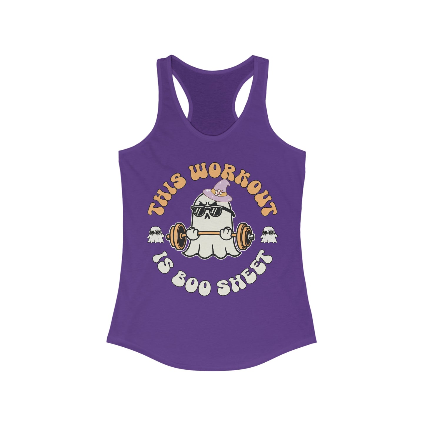 This Workout is Boo Sheet Workout Tank Top