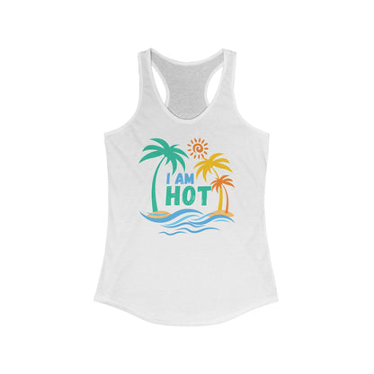 I AM HOT Womens Workout Tank Top