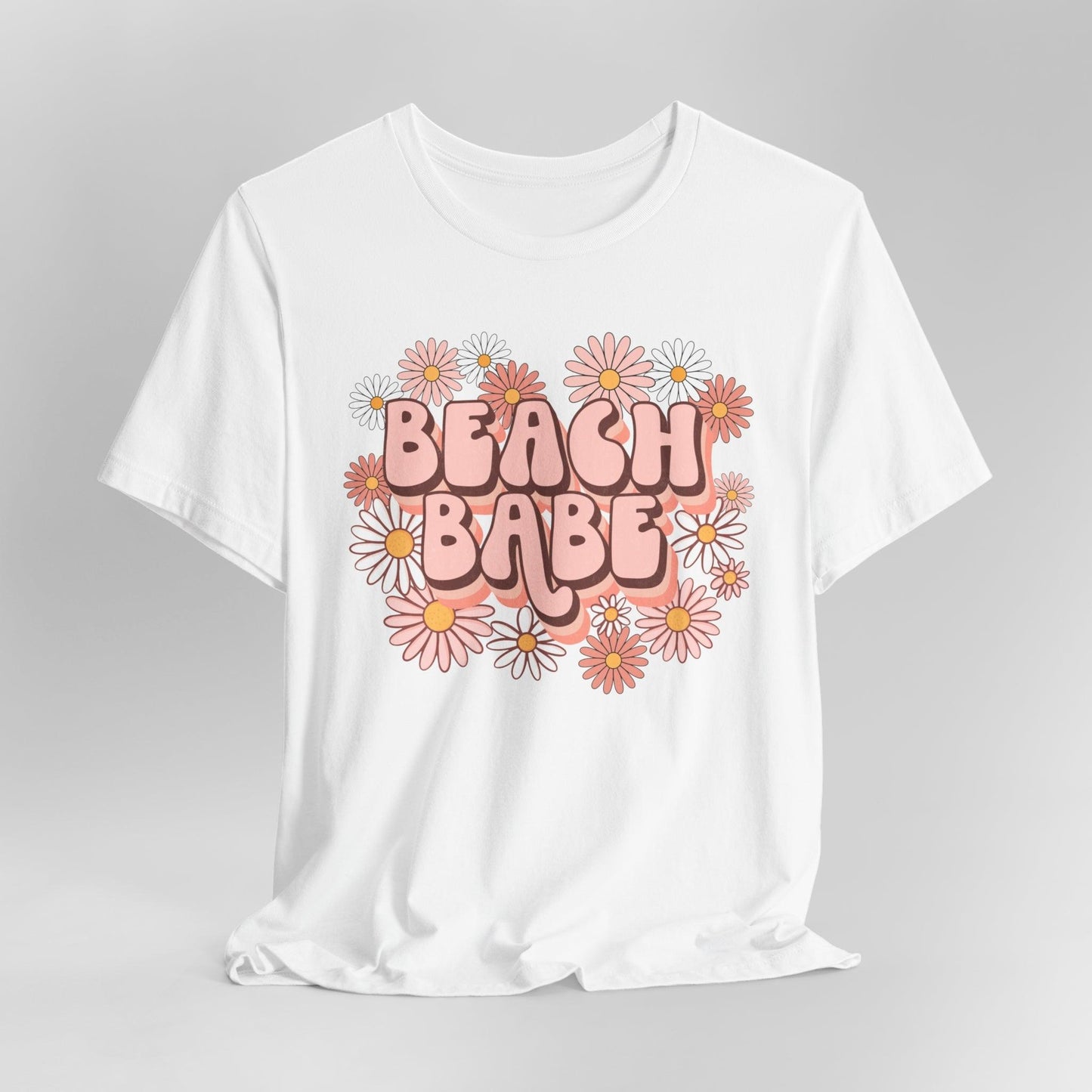 Beach Babe Boho Daisy Softstyle T-shirt - Basically Beachy