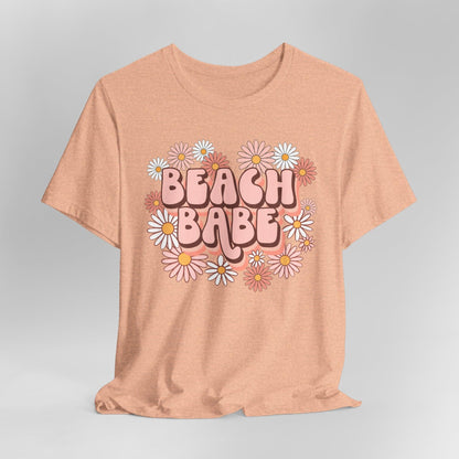 Beach Babe Boho Daisy Softstyle T-shirt - Basically Beachy