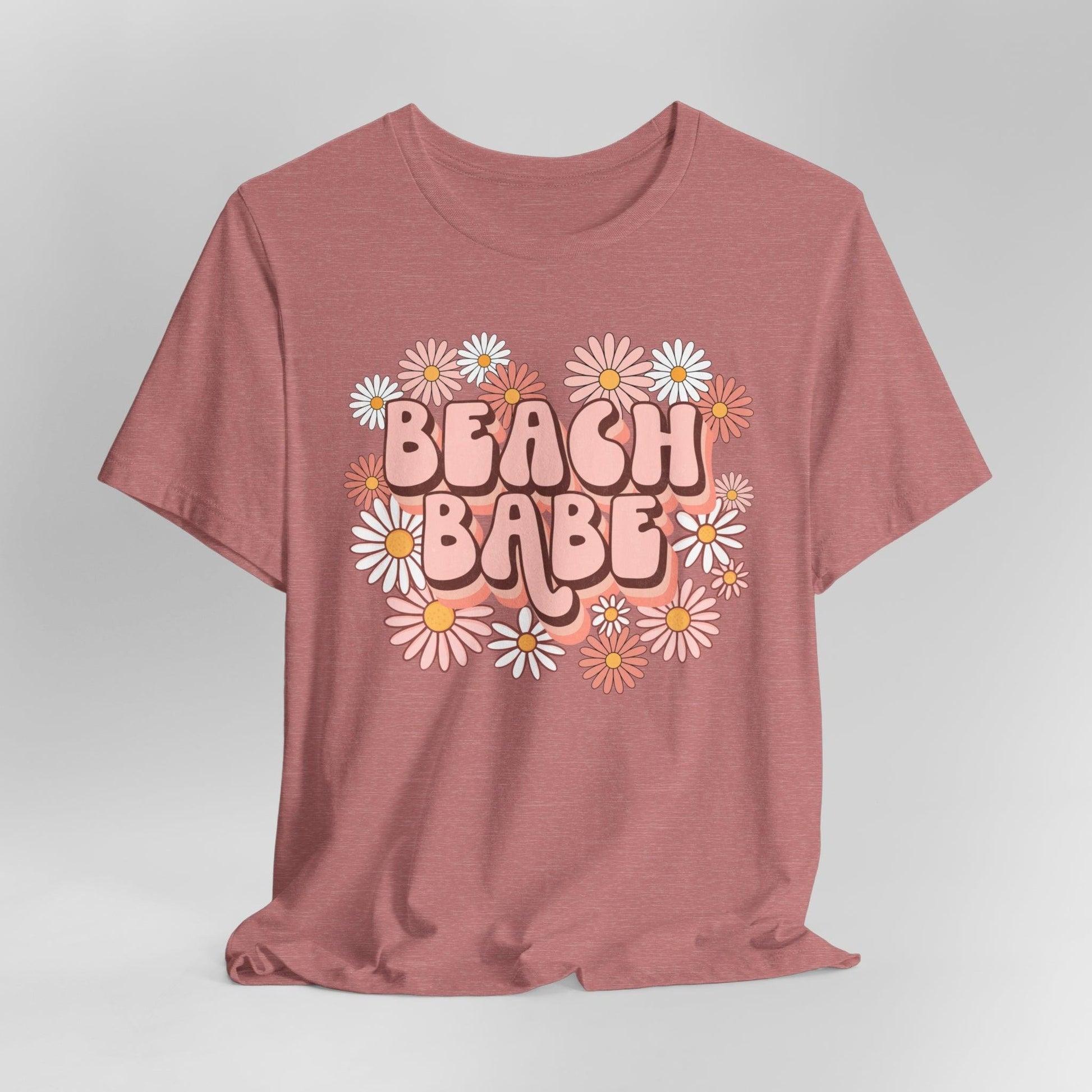 Beach Babe Boho Daisy Softstyle T-shirt - Basically Beachy