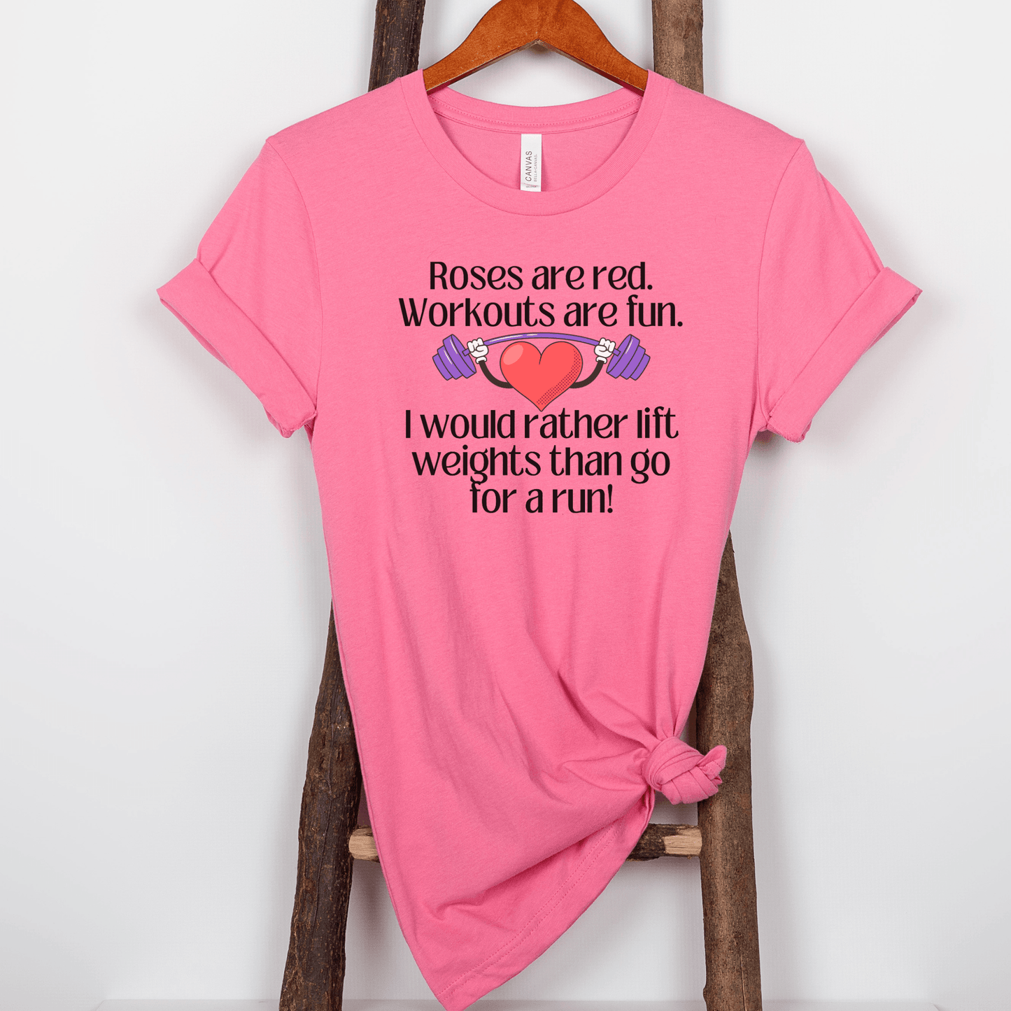 Funny Weight Lifting Valentine's Day T- Shirt - Basically Beachy