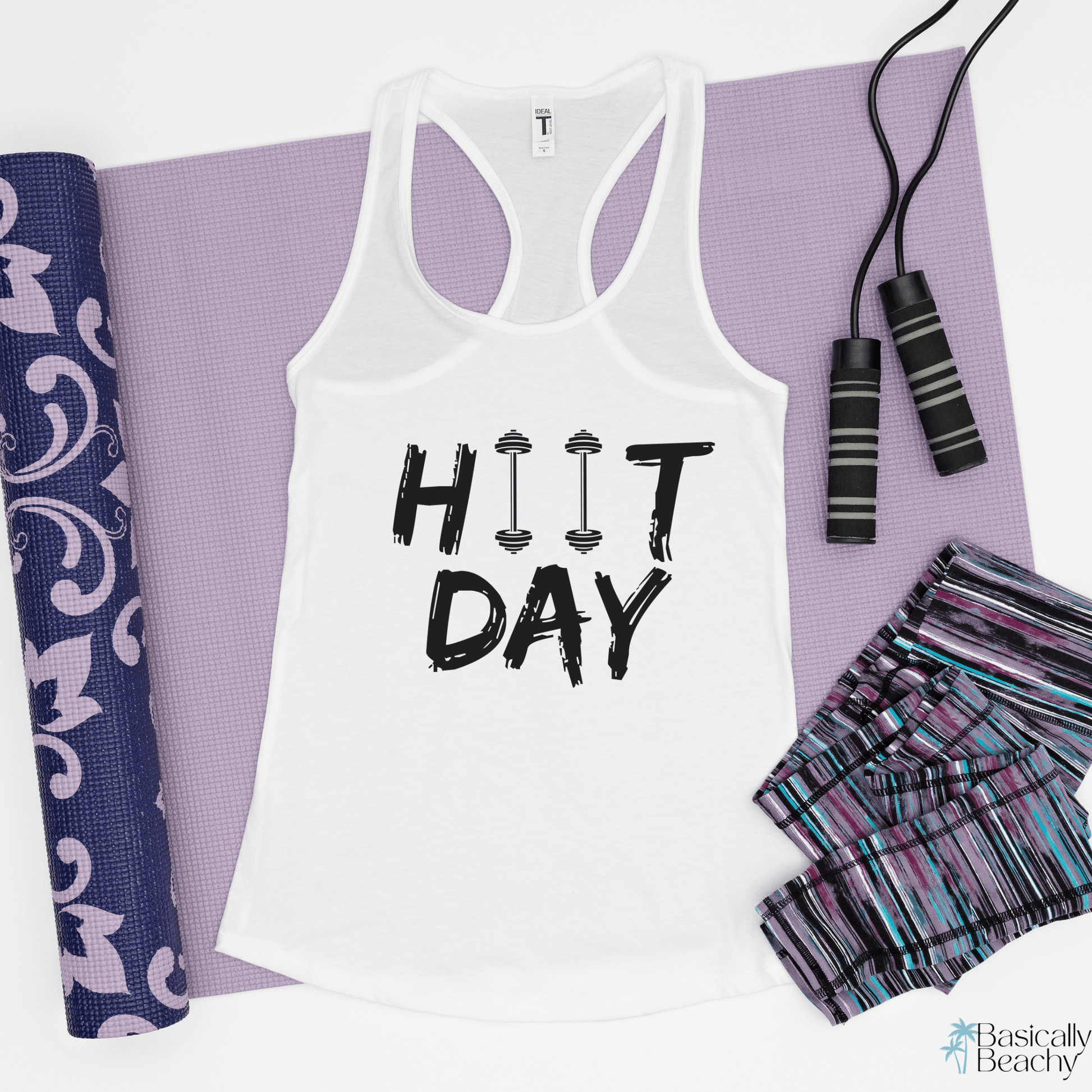 HIIT Day Workout Tank Top - Basically Beachy