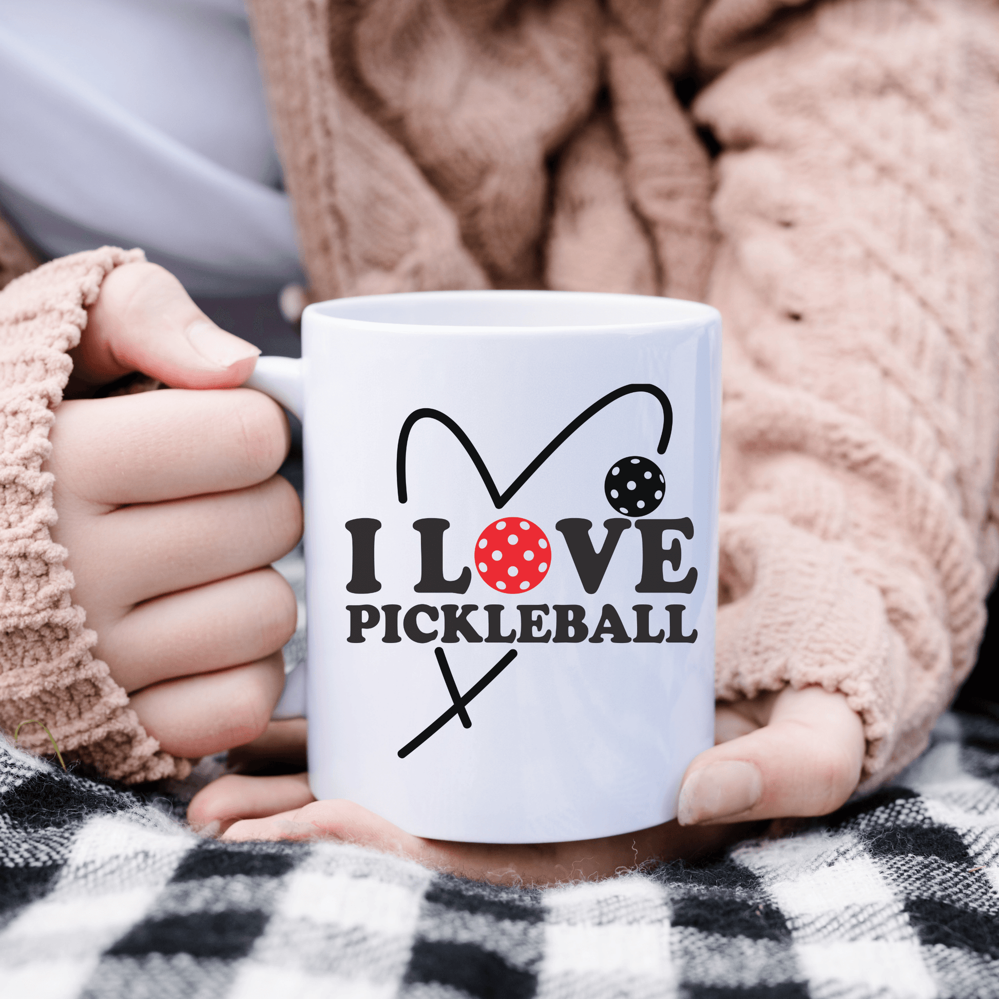 I Love Pickleball 11oz Coffee Mug - Basically Beachy