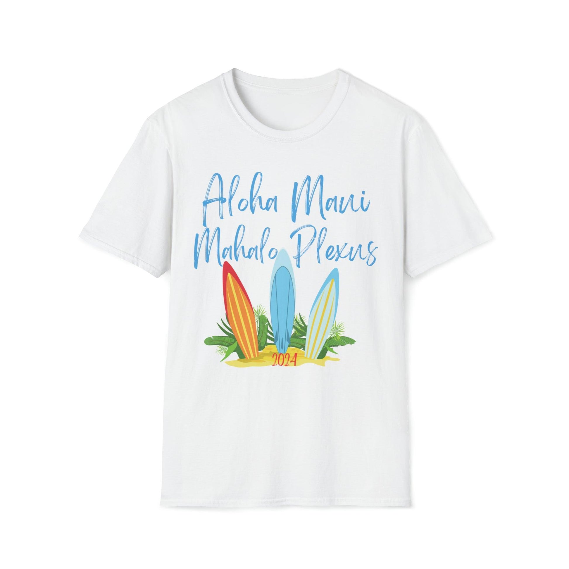 Maui Emerald Extravaganza 2024 Plexus T-Shirt, Aloha Maui - Basically Beachy