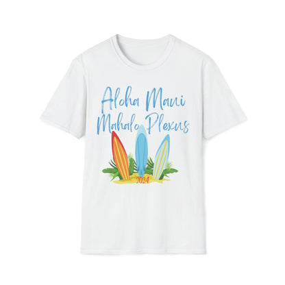 Maui Emerald Extravaganza 2024 Plexus T-Shirt, Aloha Maui - Basically Beachy