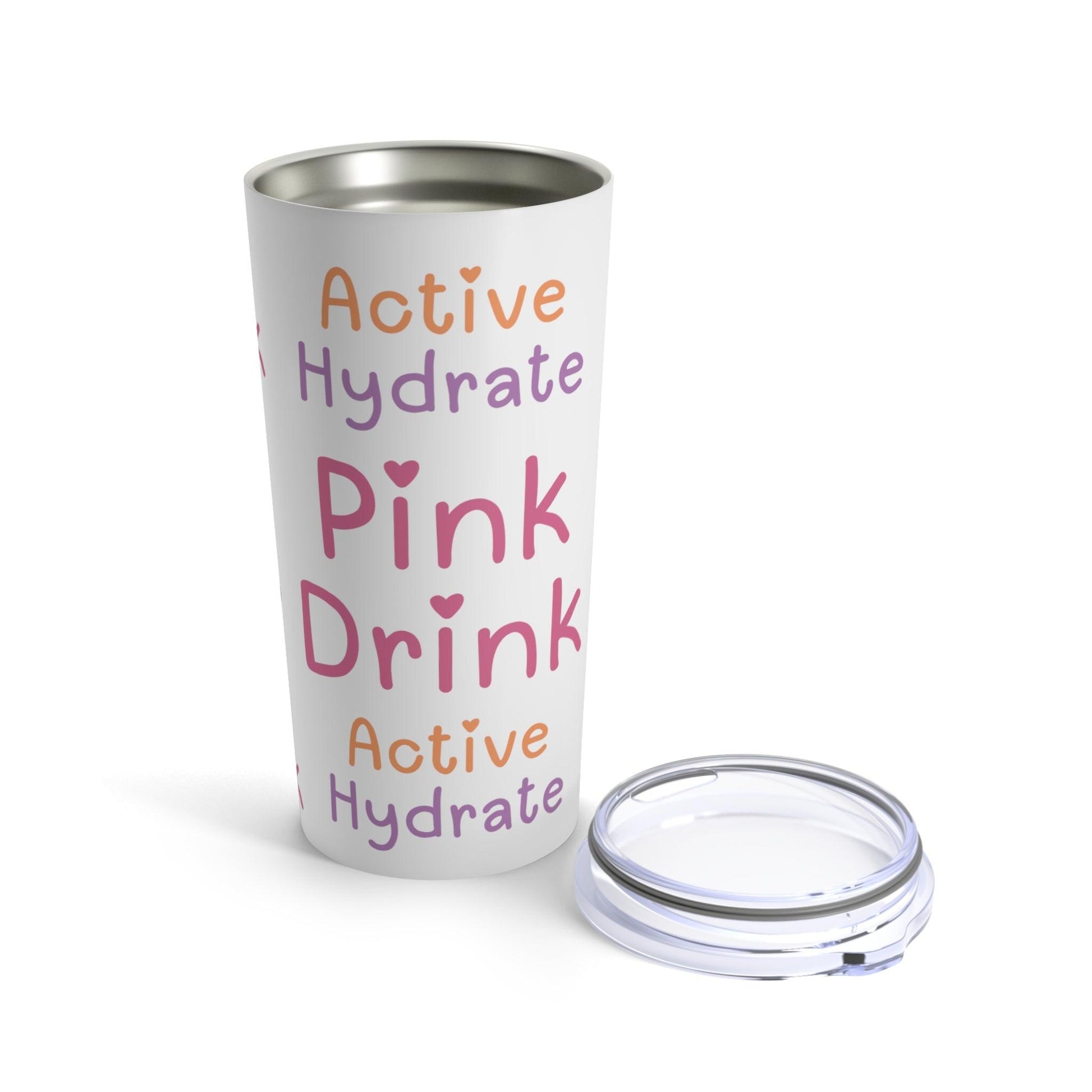 Pink Drink Active Hydrate Stainless Steel Tumbler 20oz - Basically Beachy