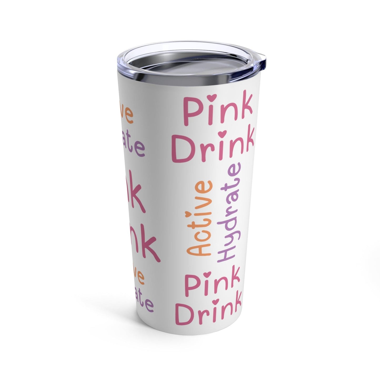 Pink Drink Active Hydrate Stainless Steel Tumbler 20oz - Basically Beachy