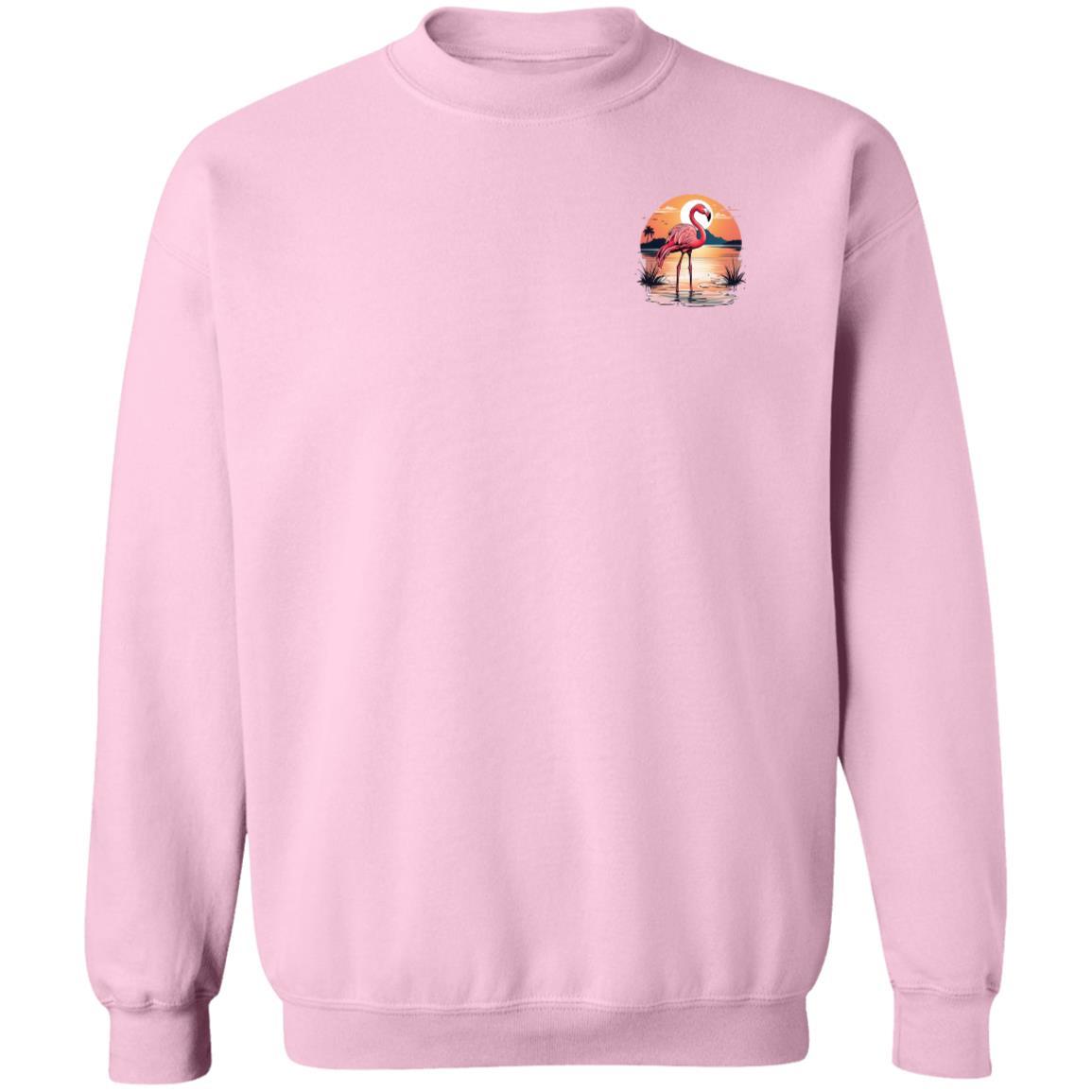 Pink Flamingo Sweatshirt - Basically Beachy