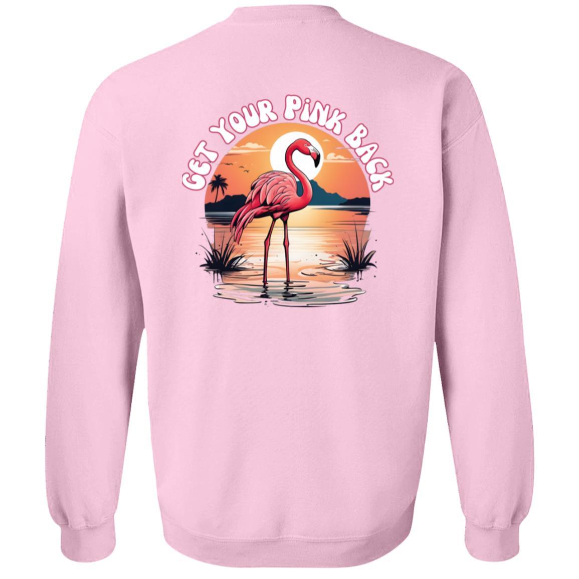 Pink Flamingo Sweatshirt - Basically Beachy