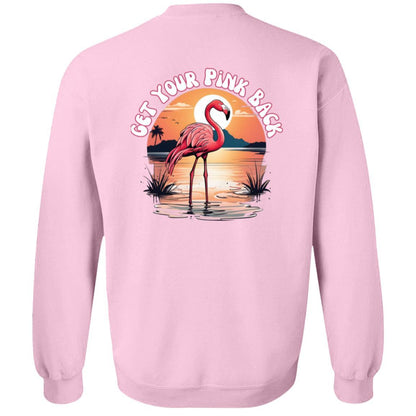 Pink Flamingo Sweatshirt - Basically Beachy