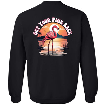 Pink Flamingo Sweatshirt - Basically Beachy