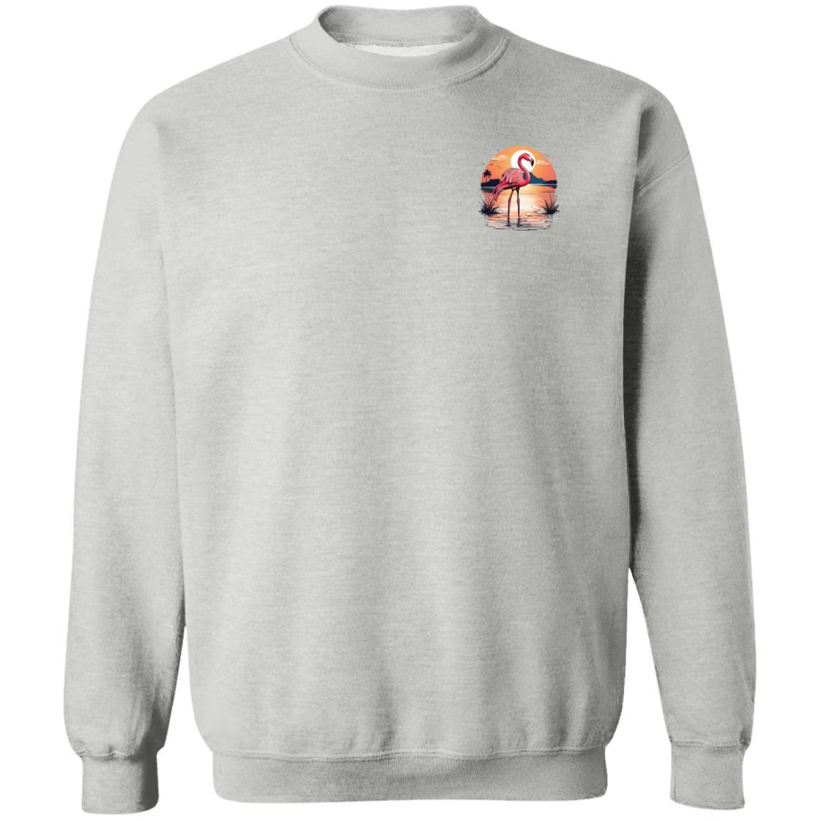 Pink Flamingo Sweatshirt - Basically Beachy