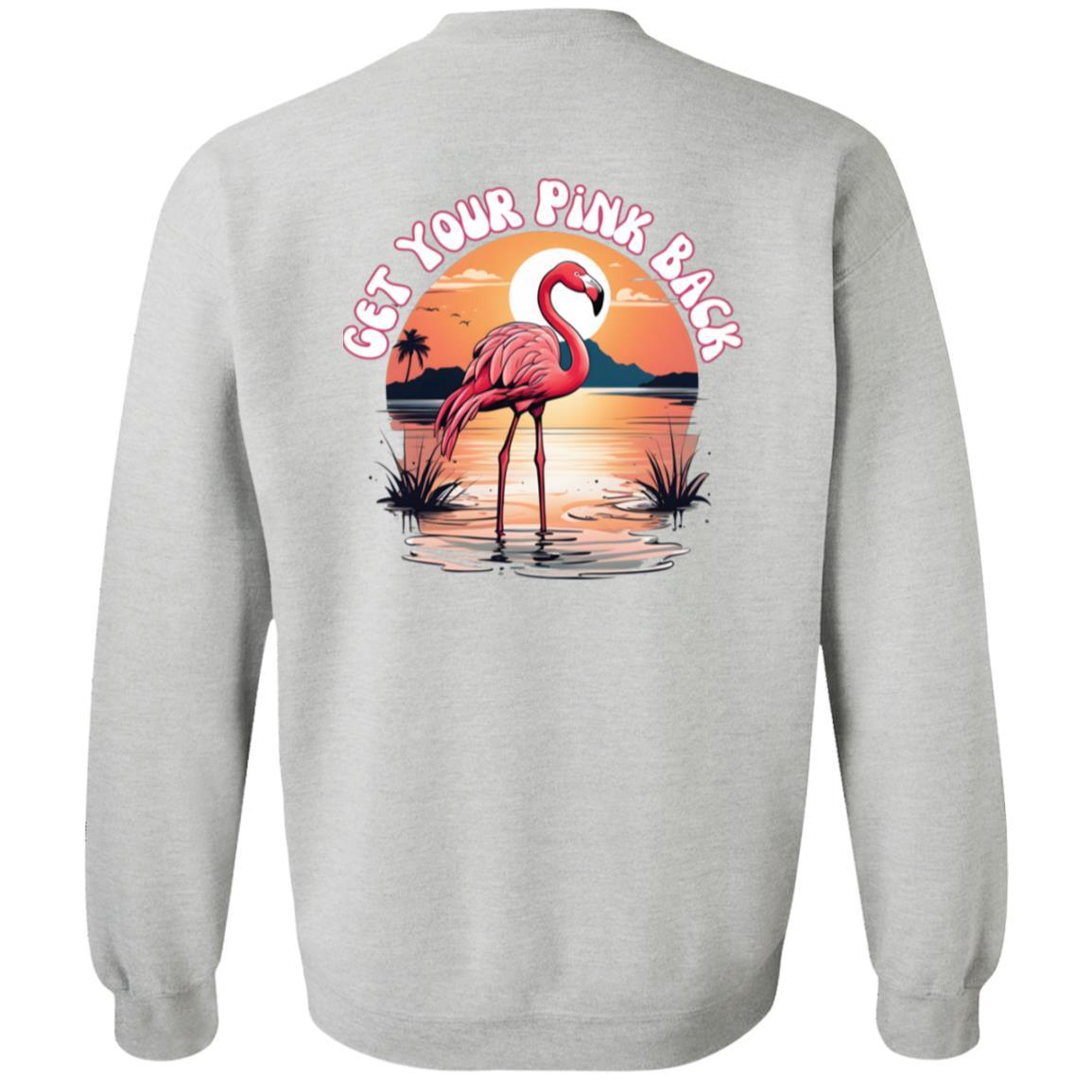 Pink Flamingo Sweatshirt - Basically Beachy