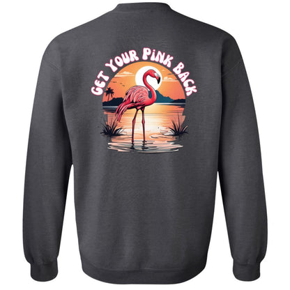 Pink Flamingo Sweatshirt - Basically Beachy