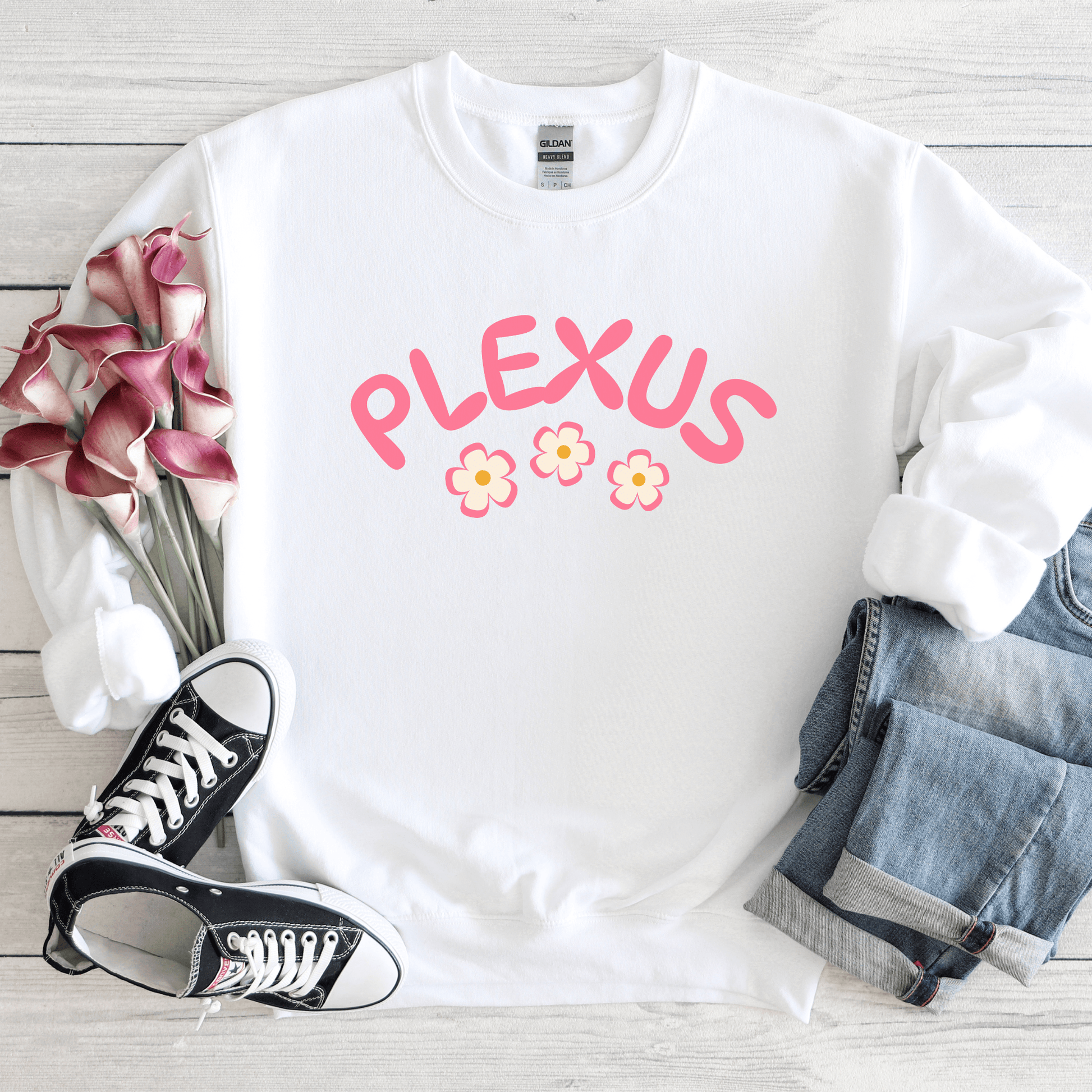 Plexus Retro Groovy Flower Sweatshirt - Basically Beachy