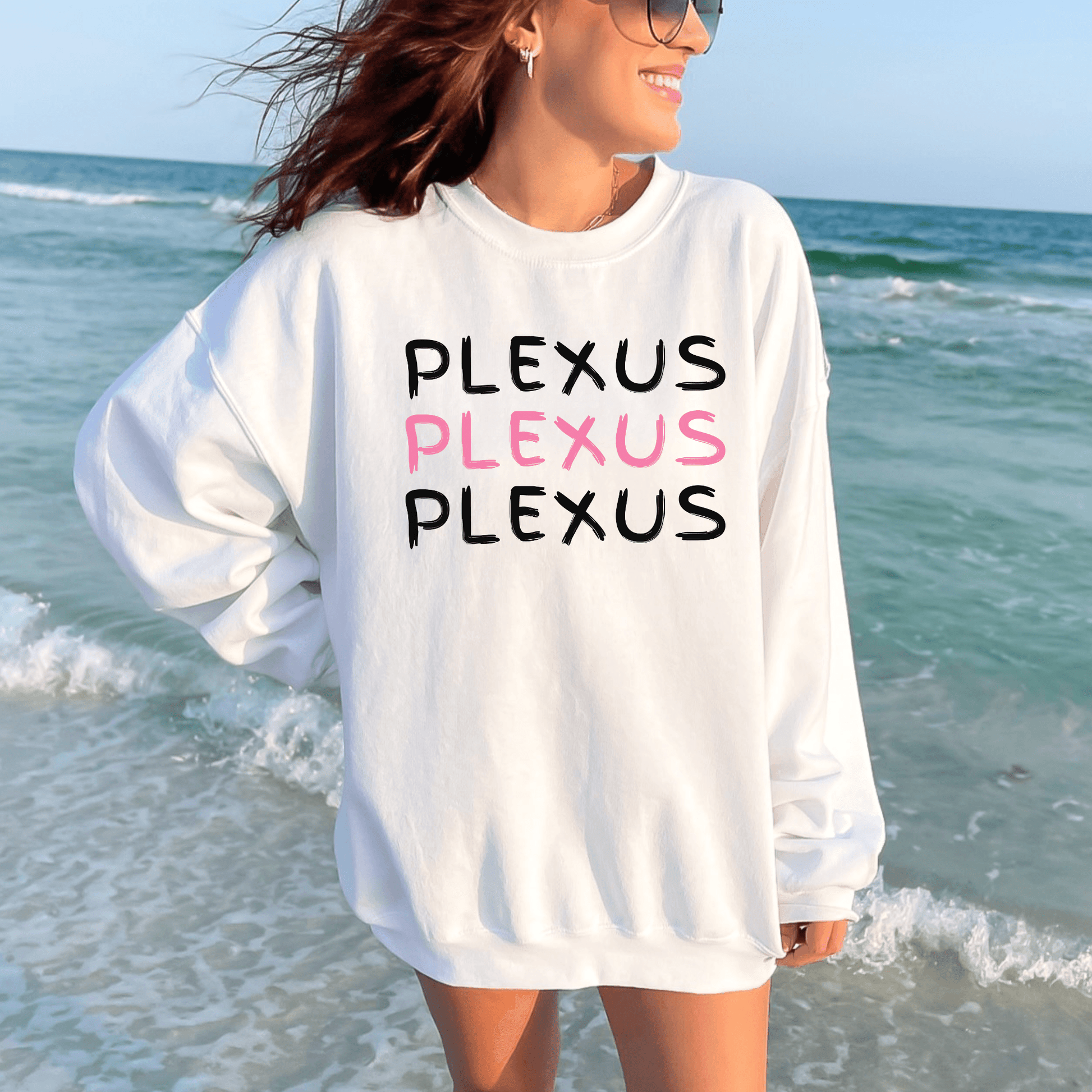 Plexus Sweatshirt, Plexus Swag - Basically Beachy