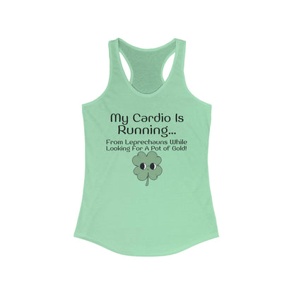 Running from Leprechauns Womens Fitness Tank Top - Basically Beachy