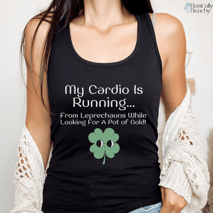 Running from Leprechauns Womens Fitness Tank Top - Basically Beachy