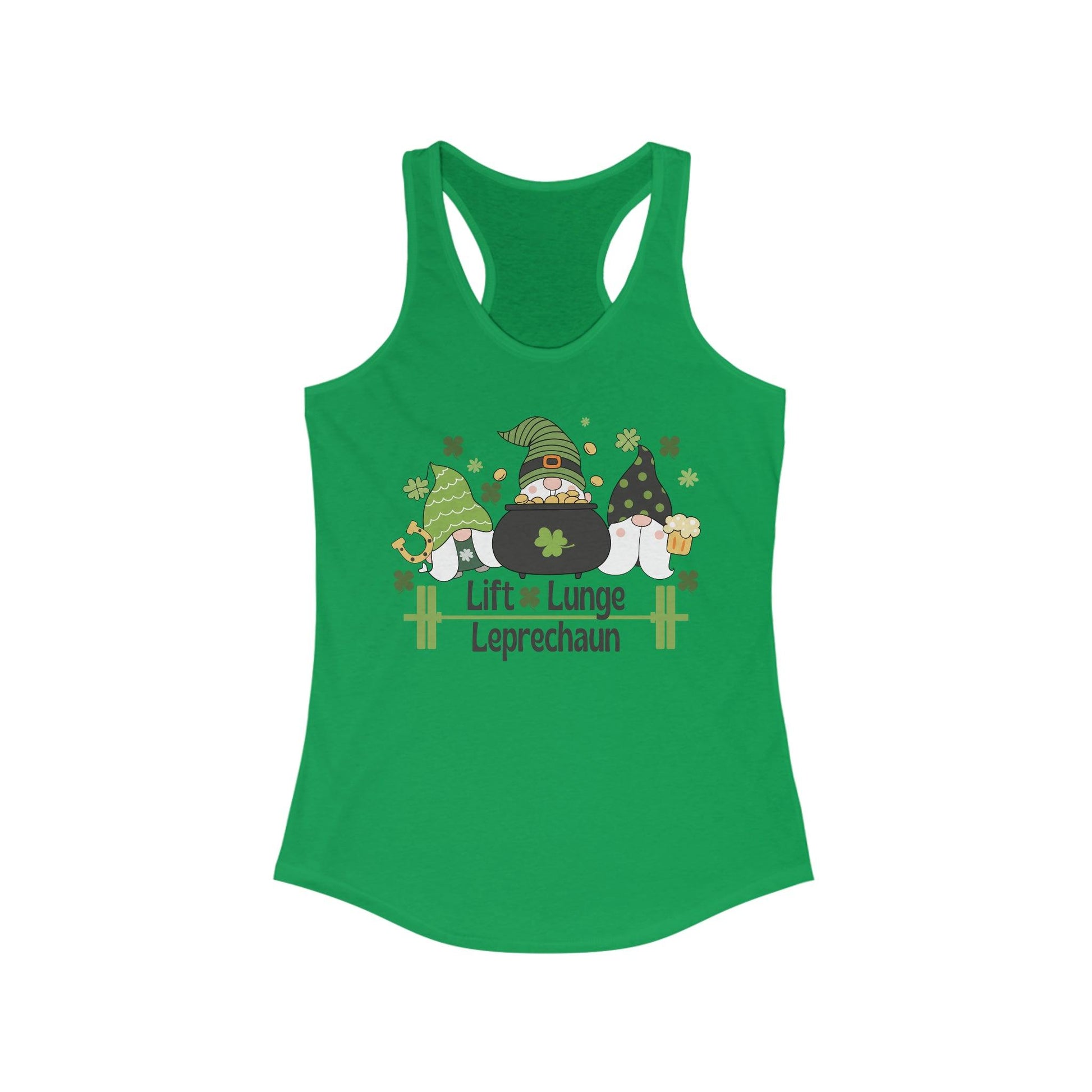 St Patricks Day Workout Tank Top for Women - Basically Beachy