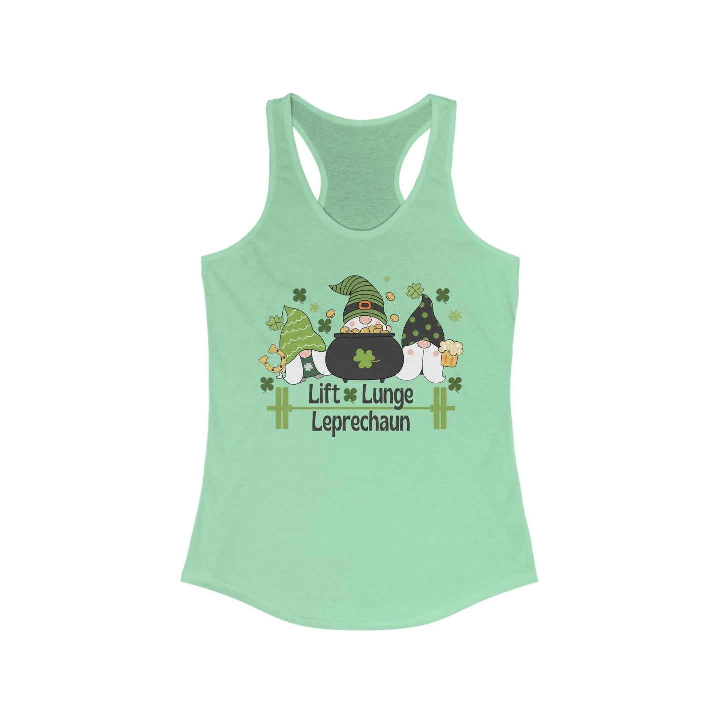 St Patricks Day Workout Tank Top for Women - Basically Beachy