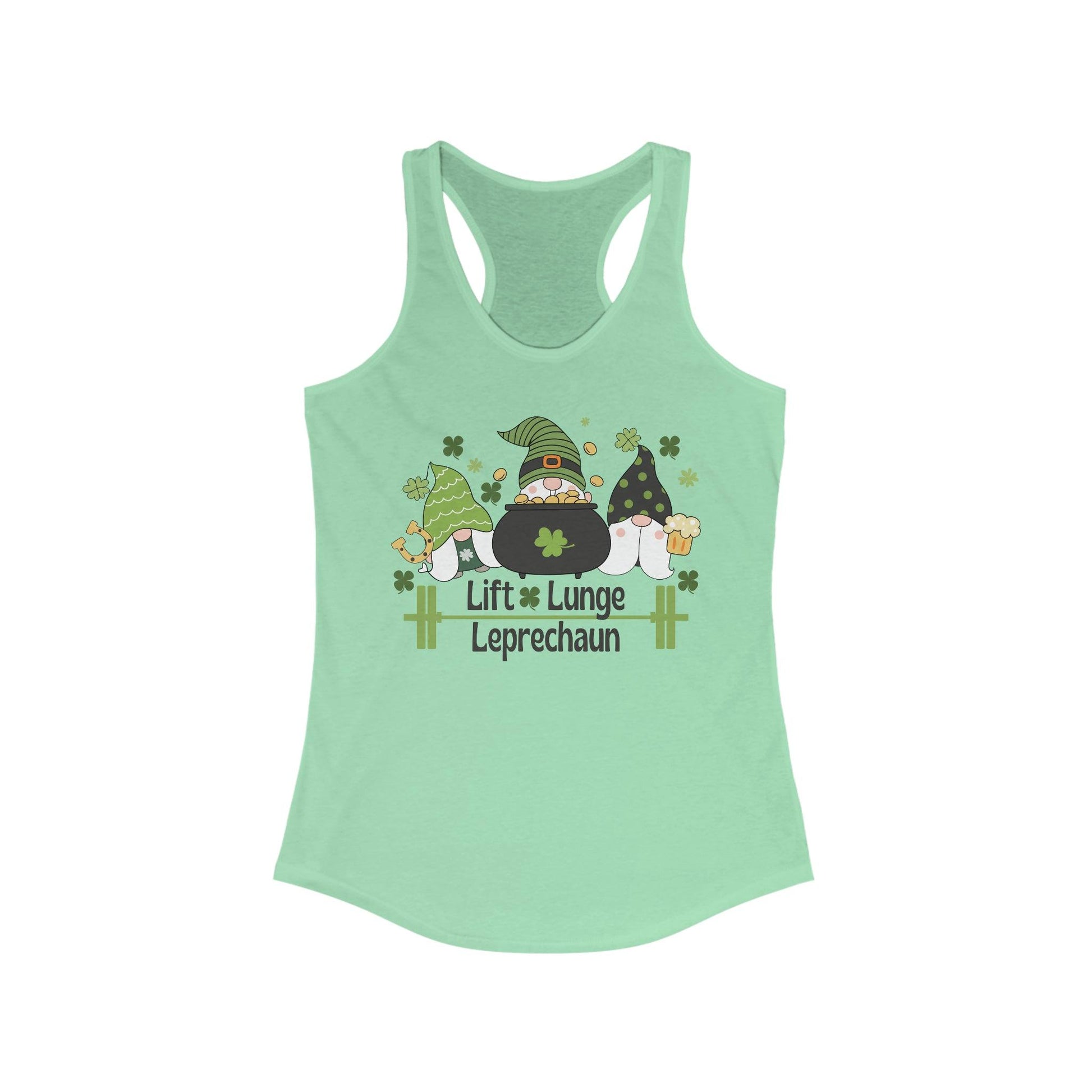 St Patricks Day Workout Tank Top for Women - Basically Beachy