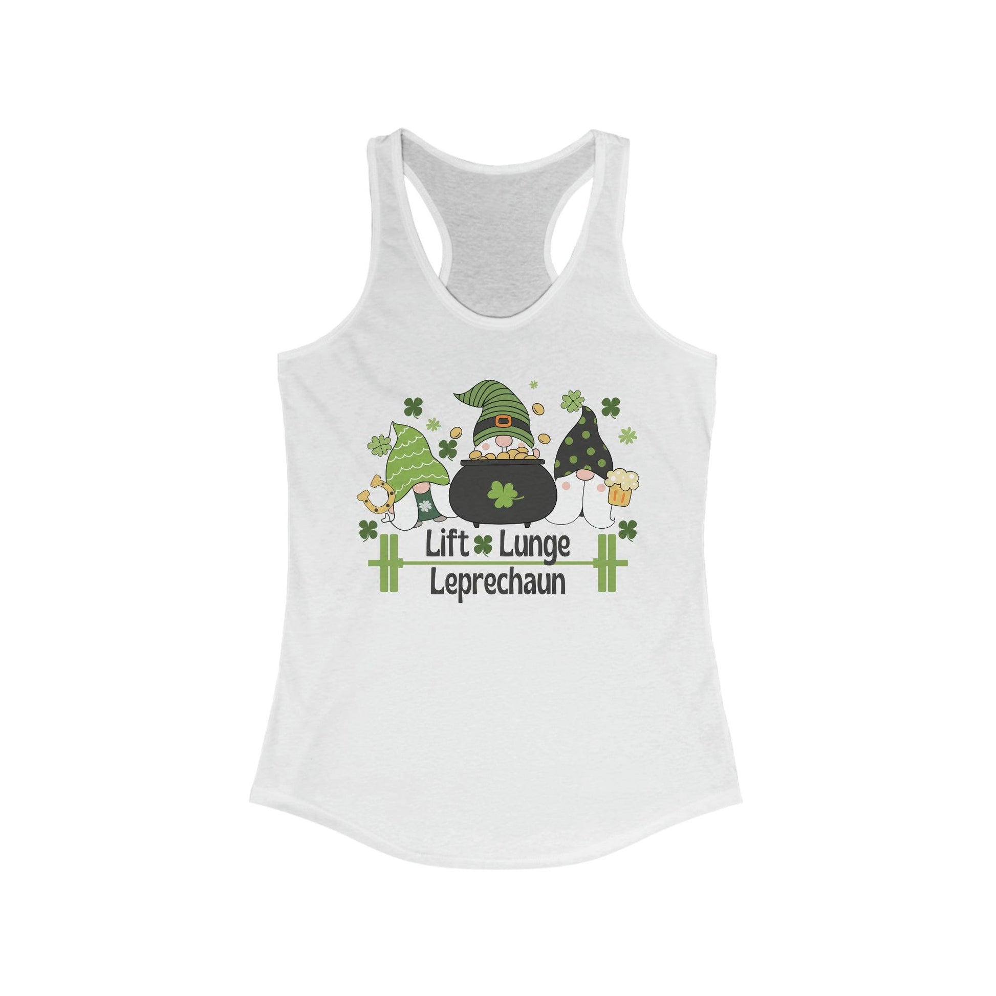 St Patricks Day Workout Tank Top for Women - Basically Beachy