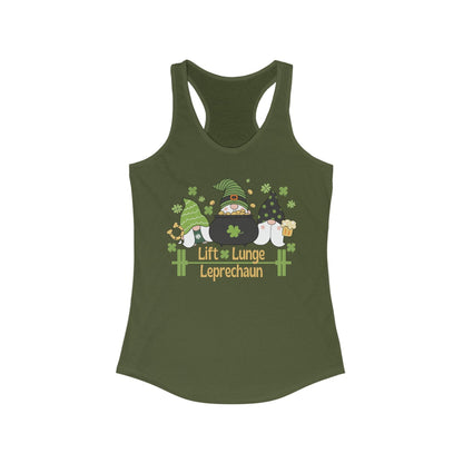 St Patricks Day Workout Tank Top for Women - Basically Beachy