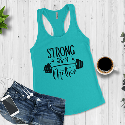 Strong as a Mother Gym Tank Top - Basically Beachy