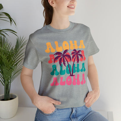 Aloha T-Shirt, Hawaii Inspried Women's T-shirt - Basically Beachy