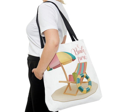 Beach Chair, Beach Umbrella Tote Bag - Basically Beachy