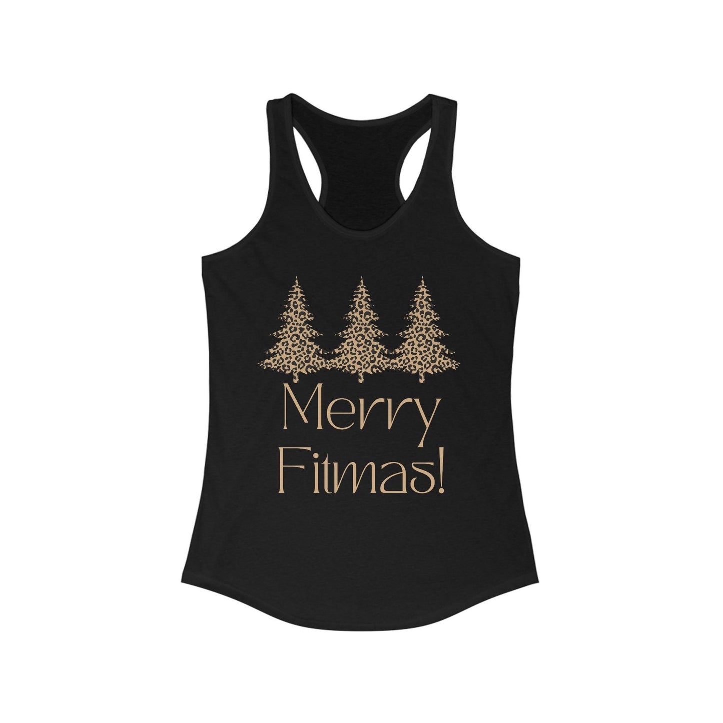 Christmas Merry Fitmas Workout Tank Top for Women - Basically Beachy