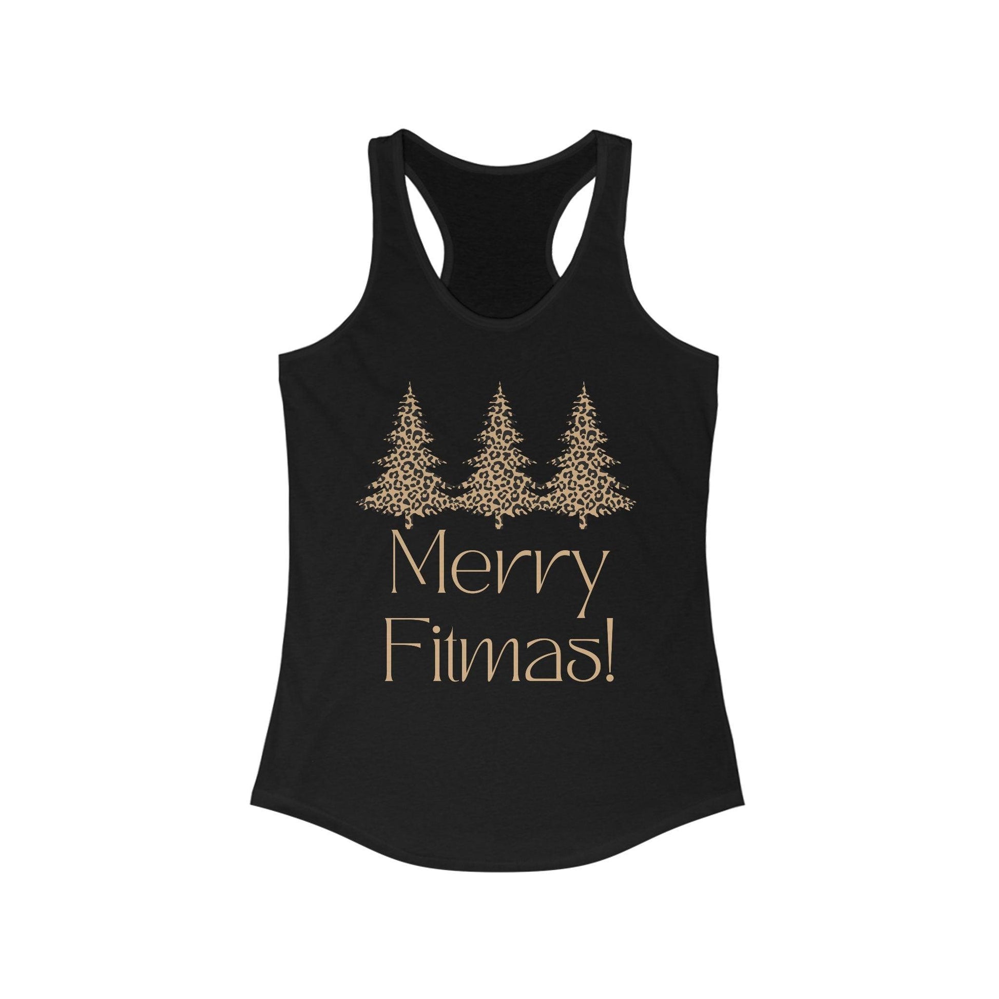 Christmas Merry Fitmas Workout Tank Top for Women - Basically Beachy