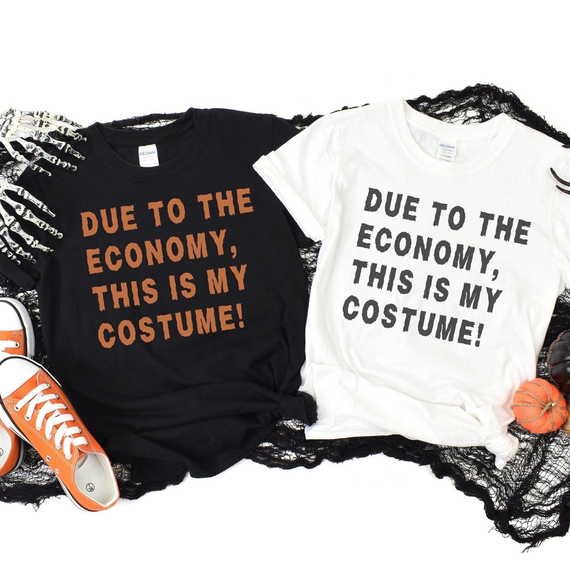 Due To The Economy This is My Halloween Costume Unisex T-shirt - Basically Beachy