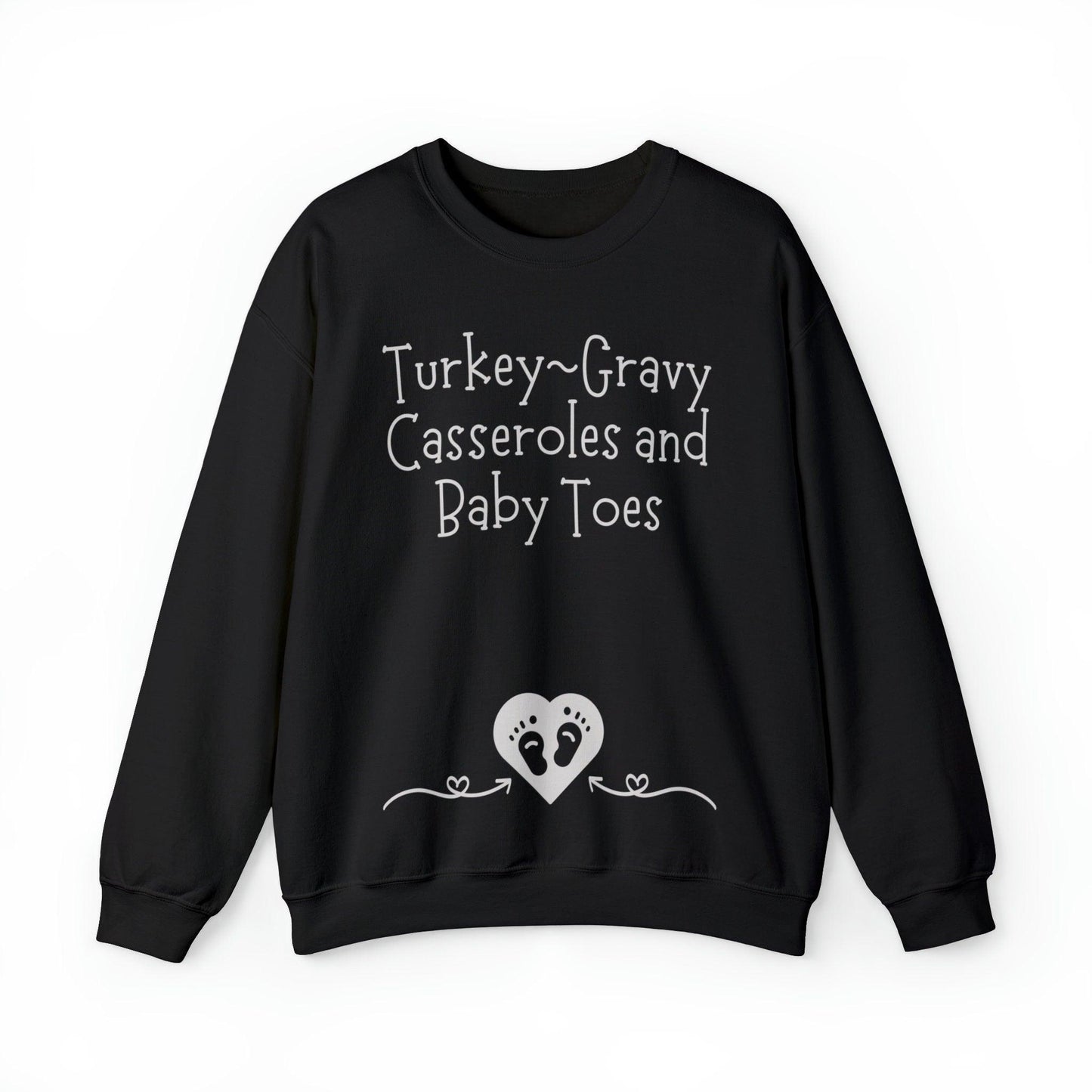 Fall Thanksgiving Pregnancy Announcement Sweatshirt - Basically Beachy