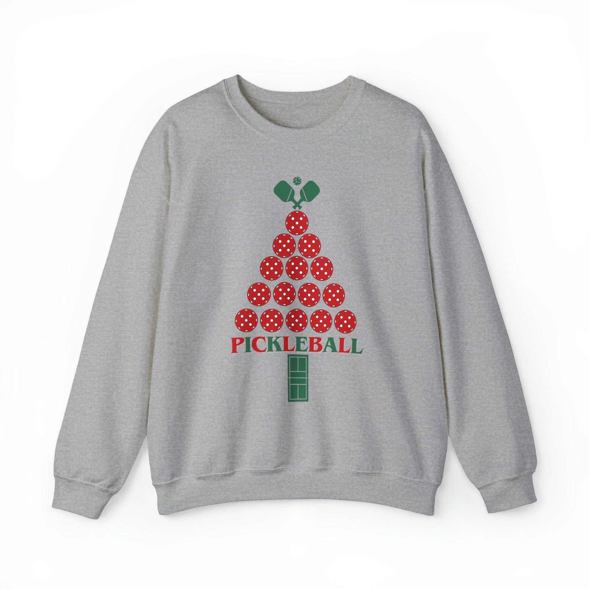 Pickleball Christmas Tree Sweatshirt - Basically Beachy